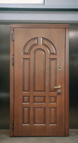 Коричневая термодверь МДФ Коричневая термодверь МДФ