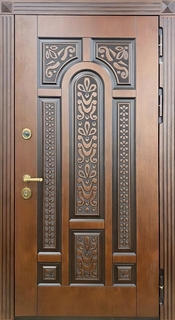 Стальная термодверь для дома с отделкой МДФ